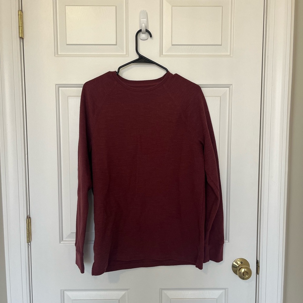 Men’s longsleeve t-shirt maroon